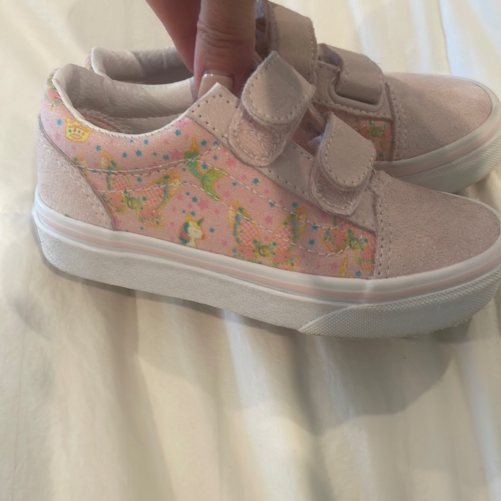 Little kids Vans sneakers- mermaid & unicorn design